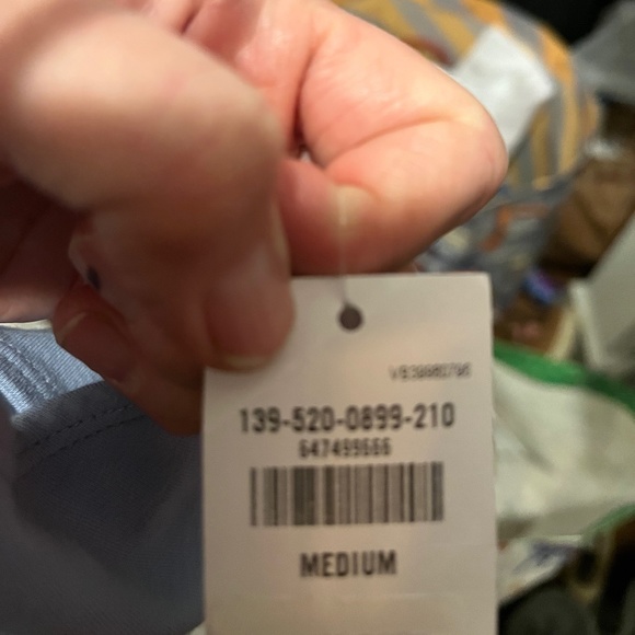 Abercrombie &Fitch Women’s Spaghetti Strap Bodysuit, Size Medium, Light blue,NWT - Picture 5 of 7